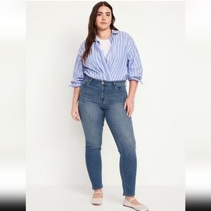 Old Navy High Waisted WOW Straight Leg Denim Jeans 22